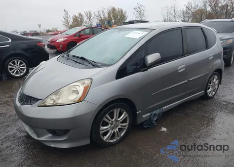 2009 Honda Fit Sport from USA, damaged, VIN JHMGE87489S013652